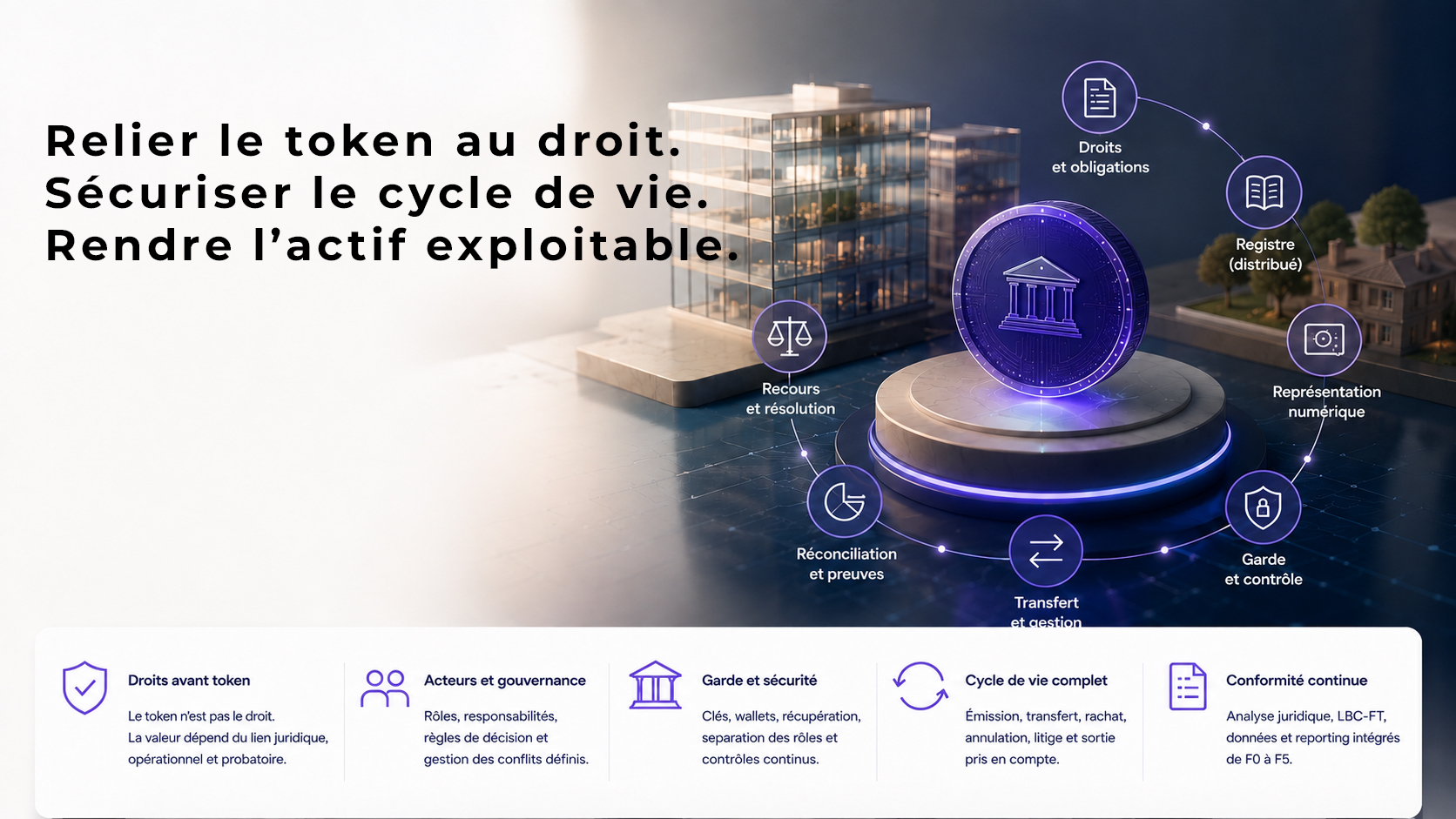 Conformité et gouvernance des projets de tokenisation et d’actifs numériques