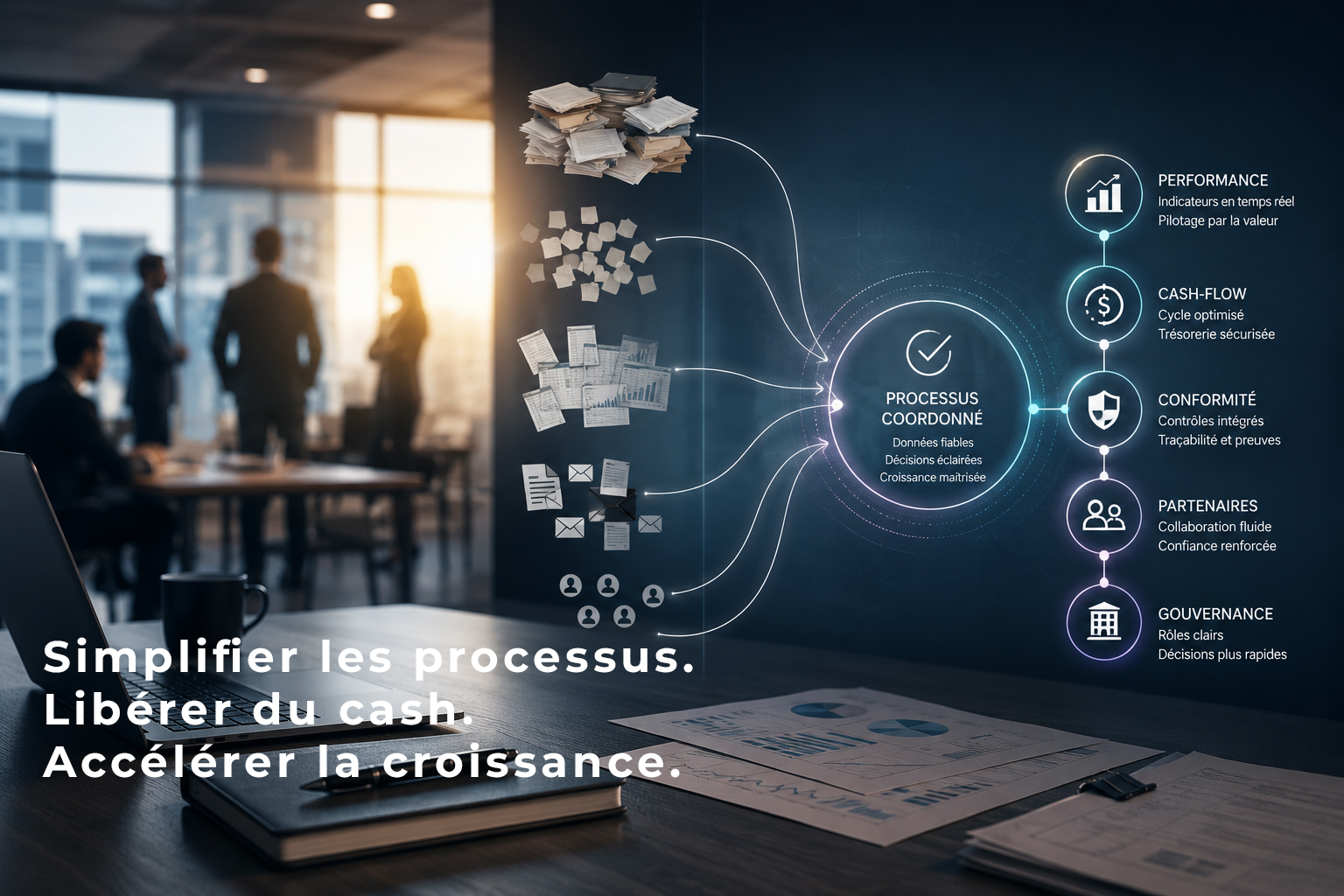 Accompagnement des entreprises et ETI dans leurs transformations opérationnelles et technologiques